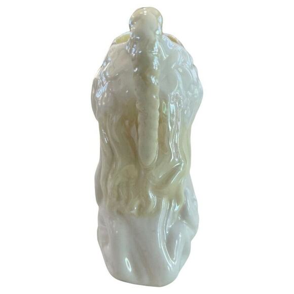 Vintage Beleek Irish Parian China 4.5” Tall Girl Pitcher - Picture 4 of 5